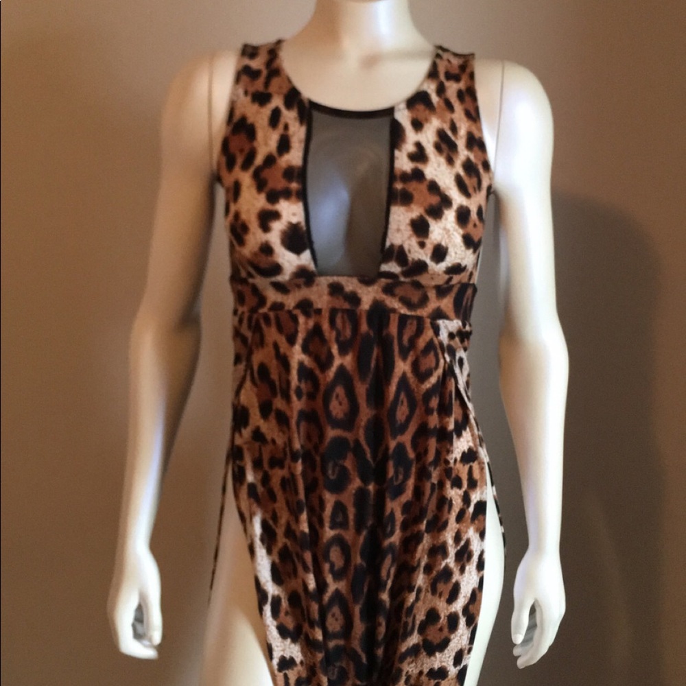 Leopard Print Romper